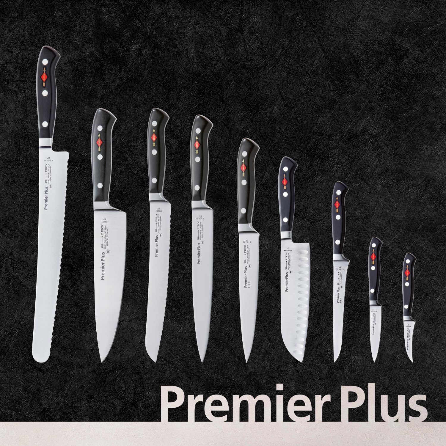 Bild von F. DICK Kochmesser, Küchenmesser, Premier Plus (Messer mit Klinge 21 cm, X50CrMoV15 Stahl, nichtrostend, 56° HRC) 8144721