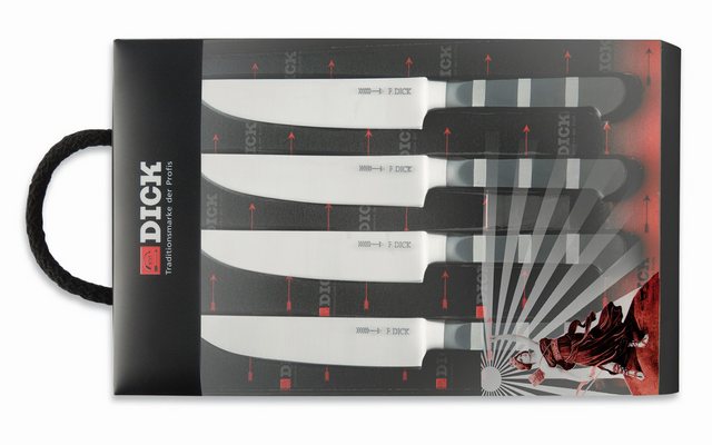 Bild von F. DICK Messer-Set F. DICK Steakmesser-Set 1905 4 tlg Klingenlänge 12 cm Steakbesteck