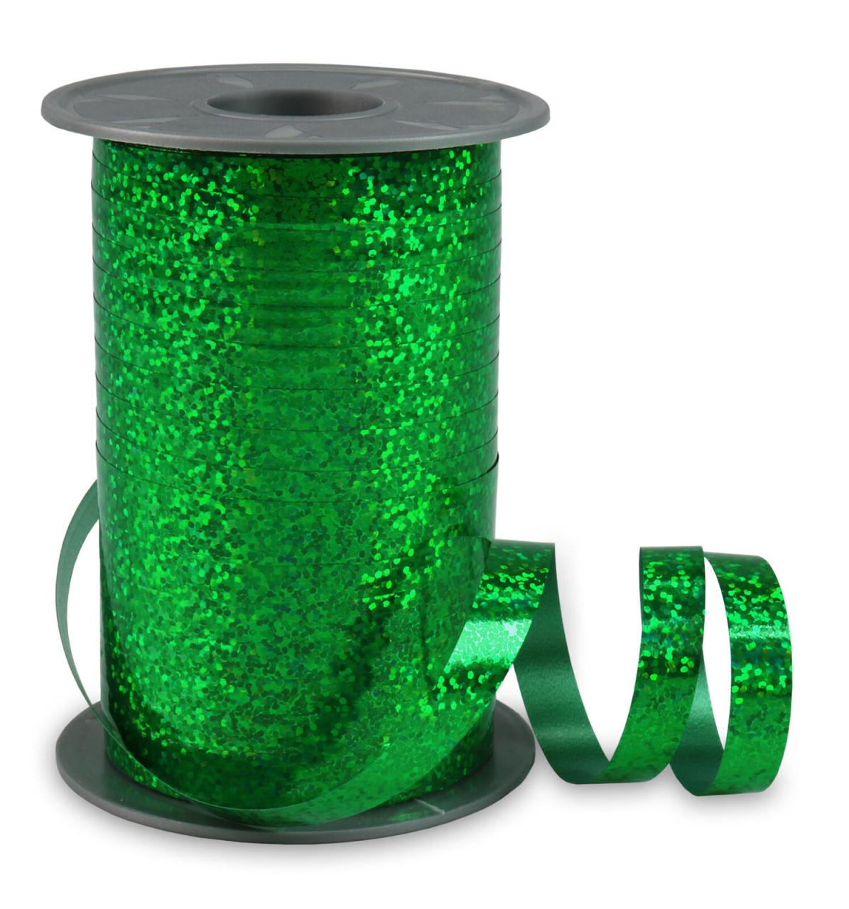 Bild von Pattberg, Geschenkverpackung, Geschenkband Holly 1 cm x 200 m, Grün (Geschenkband, 1 x)