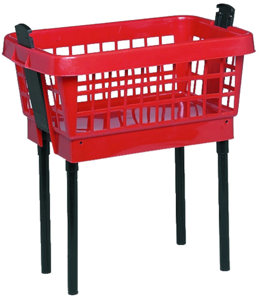 Bild von LOCKWEILER Wäschekorb Clip-Clap mit Füßen 45 l 65x42x28,5cm