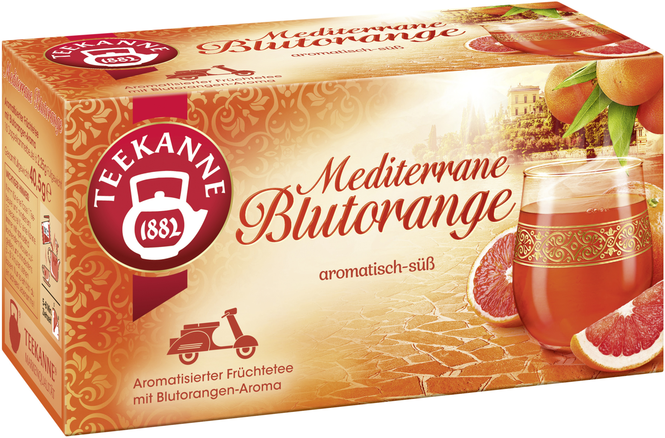 Bild von Teekanne Sizilianische Blutorange Früchtetee 18x2,25g