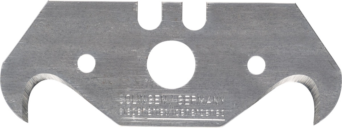 Bild von kwb Hakenklingen für Teppichmesser 24306 (6 Stück, Extrem Scharf, 49 x 19 x 0 5mm, in praktischer Spenderbox)