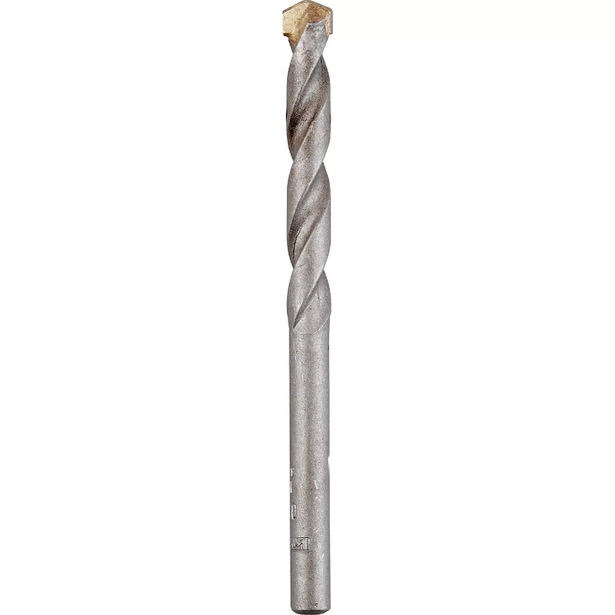 Bild von kwb Steinbetonbohrer Ø 14 mm mit robuster Hartmetall-Platte, spanlos geformter Bohrerspirale, kugelgestrahlter Oberfläche und Rundschaft, entspricht ISO 5468