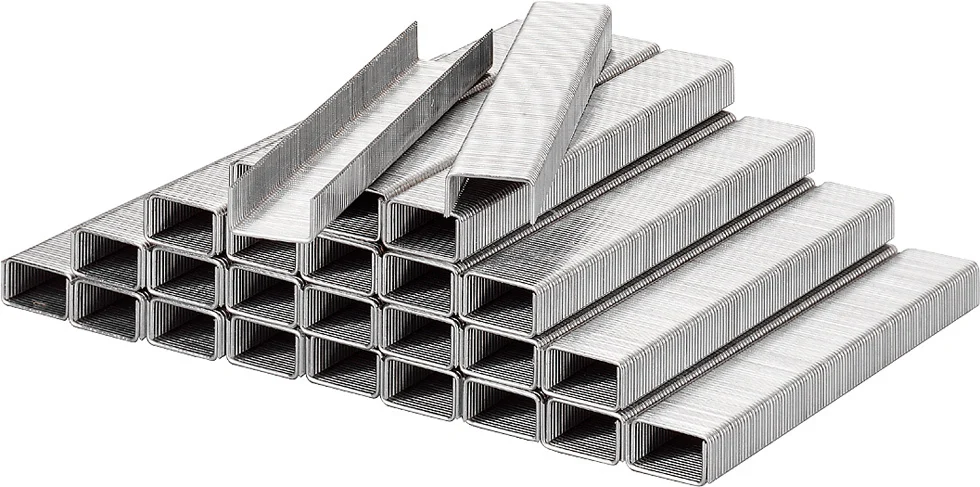 Bild von Klammern, 11,4mm x 14mm, Feindraht, Stahl, 5000 Stück