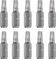 Bild von kwb 121265. Anzahl der bits: 10 Stück(e), Schraubendreher-Bits enthalten: Torx, Torx-Schraubendreherbits: T25. Länge (mm): 25 mm. Schaftgröße: 25,4 / 4 mm (1 / 4) (121265)