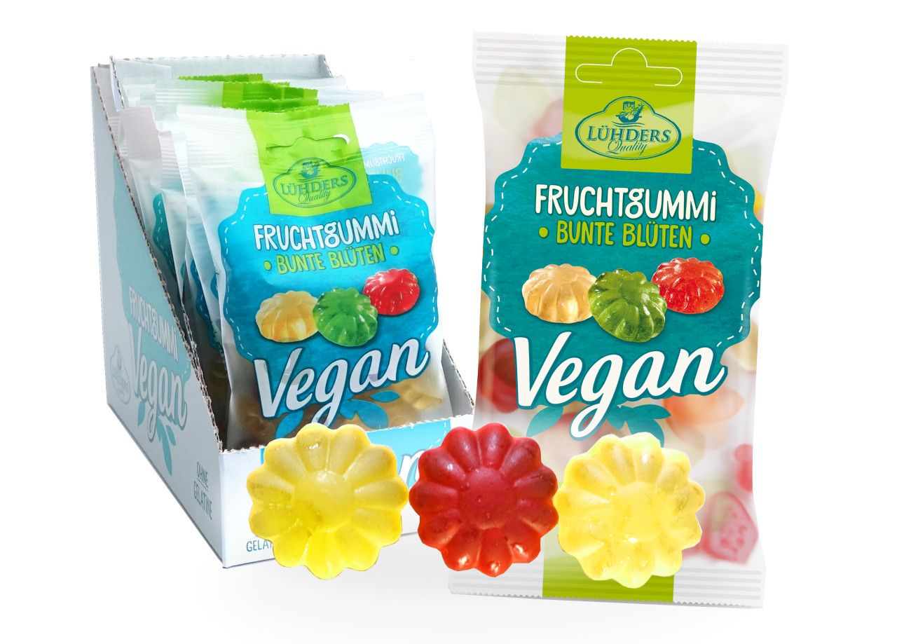 Bild von LÜHDERS - 10er Vorratspackung Bunte Blüten -vegan-