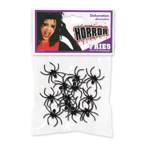 Bild von Dekospinnen für Halloween - 12 Stück