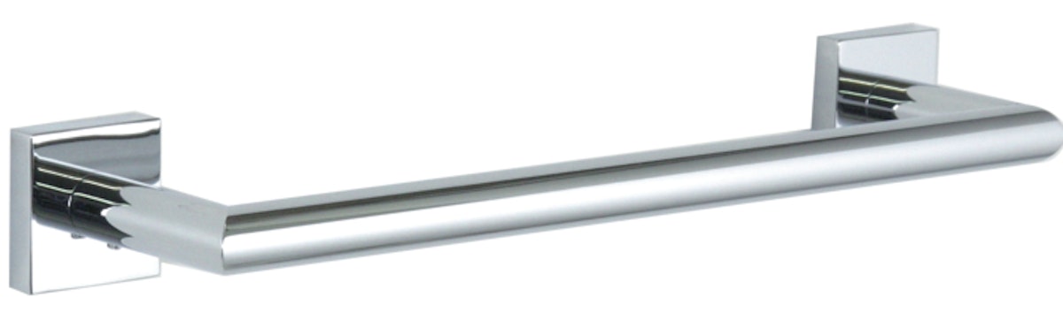 Bild von BRAVAT Quaruna Handtuchstange 30, Messing, Chrom, 76 x 349 x 44