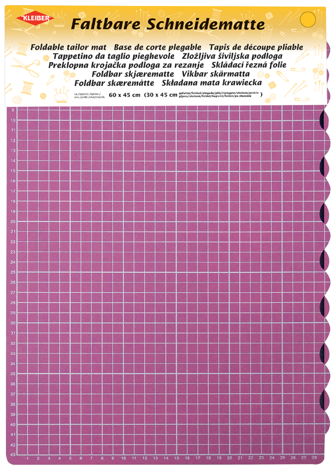 Bild von KLEIBER Schneidematte, DIN A2, faltbar, pink