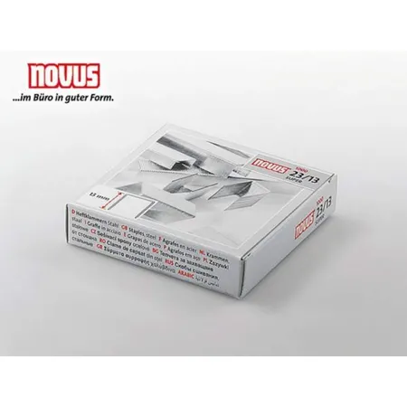 Bild von novus Heftklammern 23-13, Inhalt: 1000 Stück verzinkt, passend für alle Novus Blockhefter (042-0533)