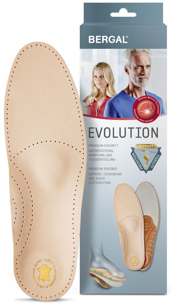 Bild von Bergal Fußbetteinlage Evolution Support - ideal für hohe Längsgewölbe