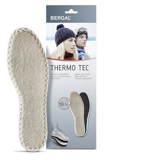 Bild von BERGAL THERMO TEC 1 Paar Wintersohlen mit Aluminium-Kälte-Isolierung, wärmende Winter-Einlagen mit Mehrfach-Kälteisolierung, warme Schuheinlagen, Thermosohle für langanhaltend warme Füße, Gr. 46