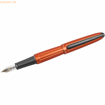 Bild von Diplomat, Schreibstifte, Füllhalter Aero orange 14 kt EF (Orange, 1 x)