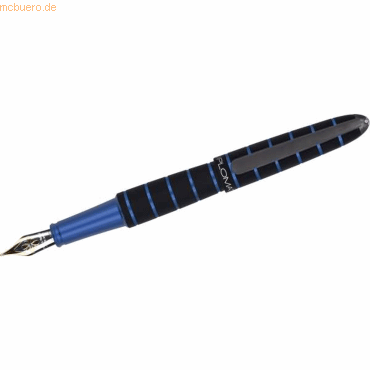 Bild von Diplomat, Schreibstifte, Füllhalter Elox ring schwarz/blau 14 kt (Schwarz/Blau, 1 x)