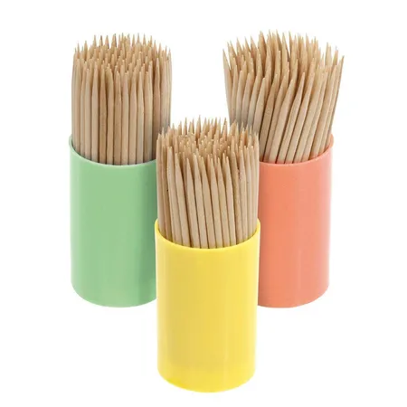 Bild von Magni, Einweggeschirr, Amscan 550355 - 450 Picks Classic Holz 7 cm, Zahnstocher (10 x)