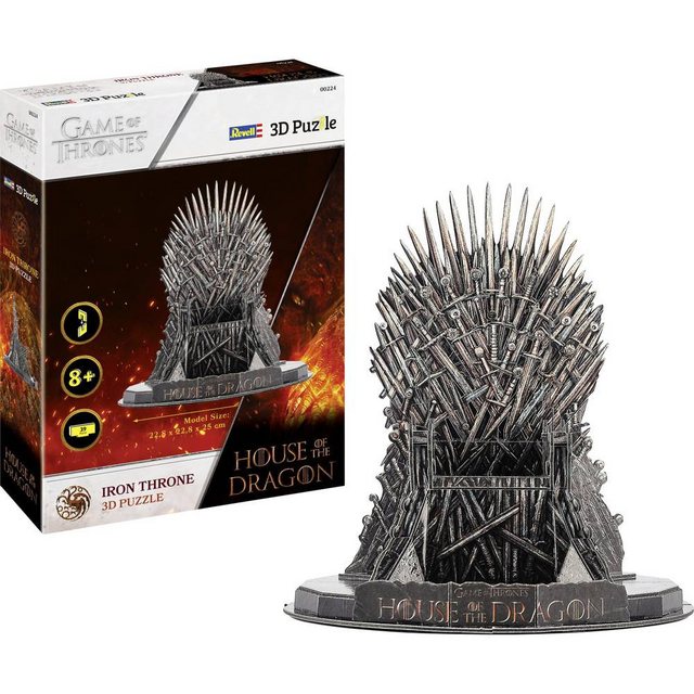 Bild von Revell® 3D-Puzzle 3D Puzzle House of the Dragon "Iron Throne", Puzzleteile