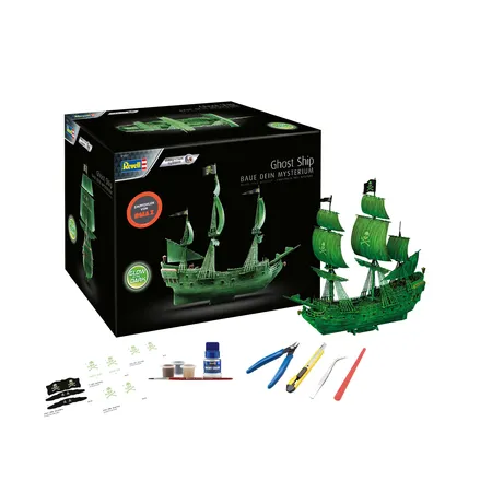 Bild von Revell Adventskalender Ghost Ship I Adventskalender zum Basteln I Modellbausatz zusammenbauen in 24 Tagen I Adventskalender für Jungen, Mädchen & Erwachsene ab 10 Jahren I Geschenk zu Weihnachten