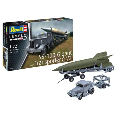 Bild von Revell SS-100 Gigant with Transporter & V2