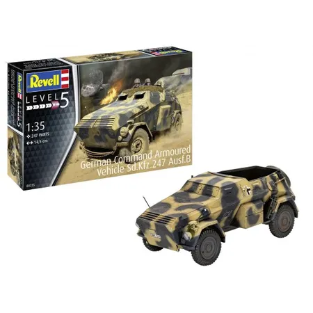 Bild von Revell® Modellbausatz 03335 - Modellbausatz deutscher Sd.Kfz.247, 247 Teile,...