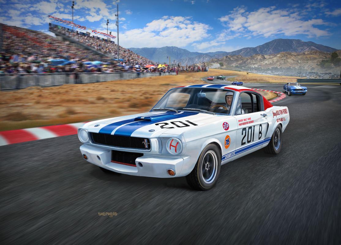 Bild von Revell Modellbausatz I 1966 Shelby GT 350 R I Detailreicher Level 4 Auto Bausatz I 79 Teile I Maßstab 1:24 I für Kinder und Erwachsene ab 12 Jahren