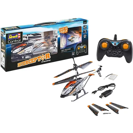 Bild von Revell® RC-Helikopter »Revell® control - Interceptor Anti Collision, 2,4Ghz«, mit LED-Beleuchtung
