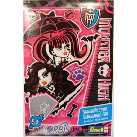 Bild von Orbis 30208 - Kinderairbrush - Schablonen-Set Monster High II