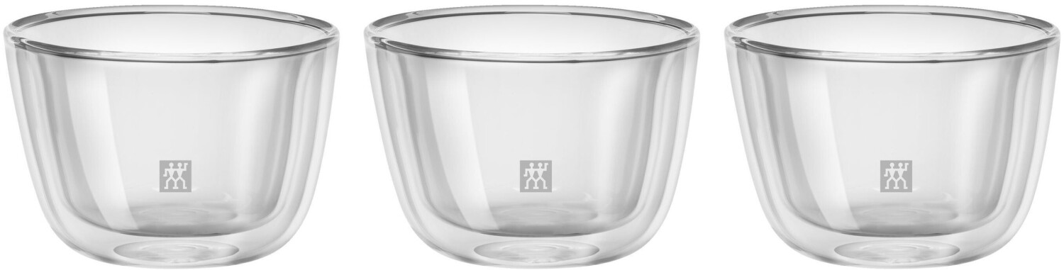Bild von Tapas-Schale ZWILLING Sorrento Tapas Set, 3-tlg Transparent hochwertiges Borosilikatglas, Borosilikatglas, (3-tlg)