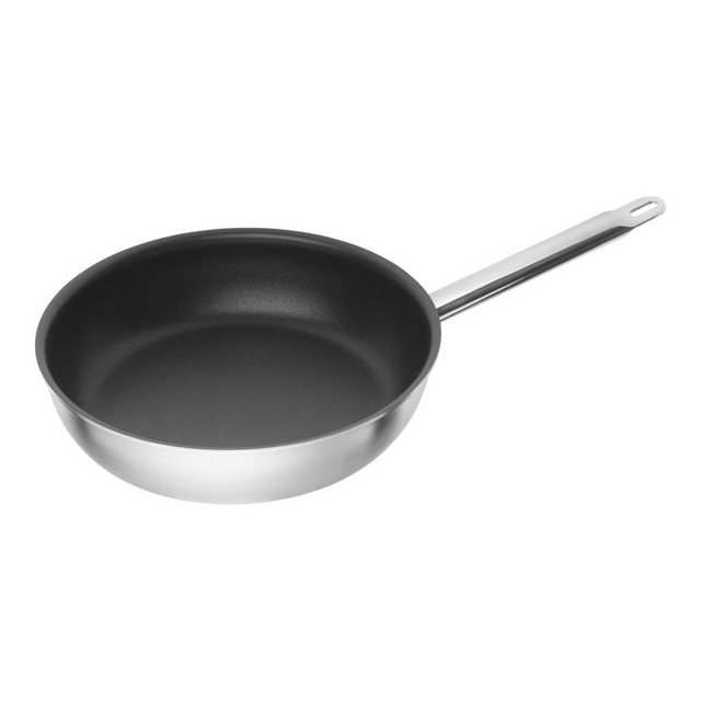 Bild von Zwilling Bratpfanne ZWILLING Pro Bratpfanne 28 cm, 18/10 Edelstahl, Silber-Schwarz, (1-tlg)