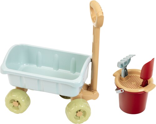 Bild von Klein Bollerwagen »Little Foot, Spiel-Bollerwagen mit Eimerset, aus Recyclingkunststoff«, Made in Germany