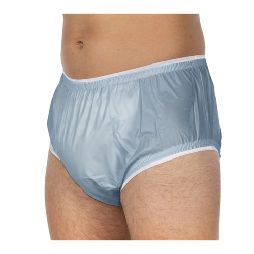 Bild von Suprima PVC Inkontinenz Slip Schlupfform Art. 1-206-011 (unisex) - Gr. 50 - transparent-blau