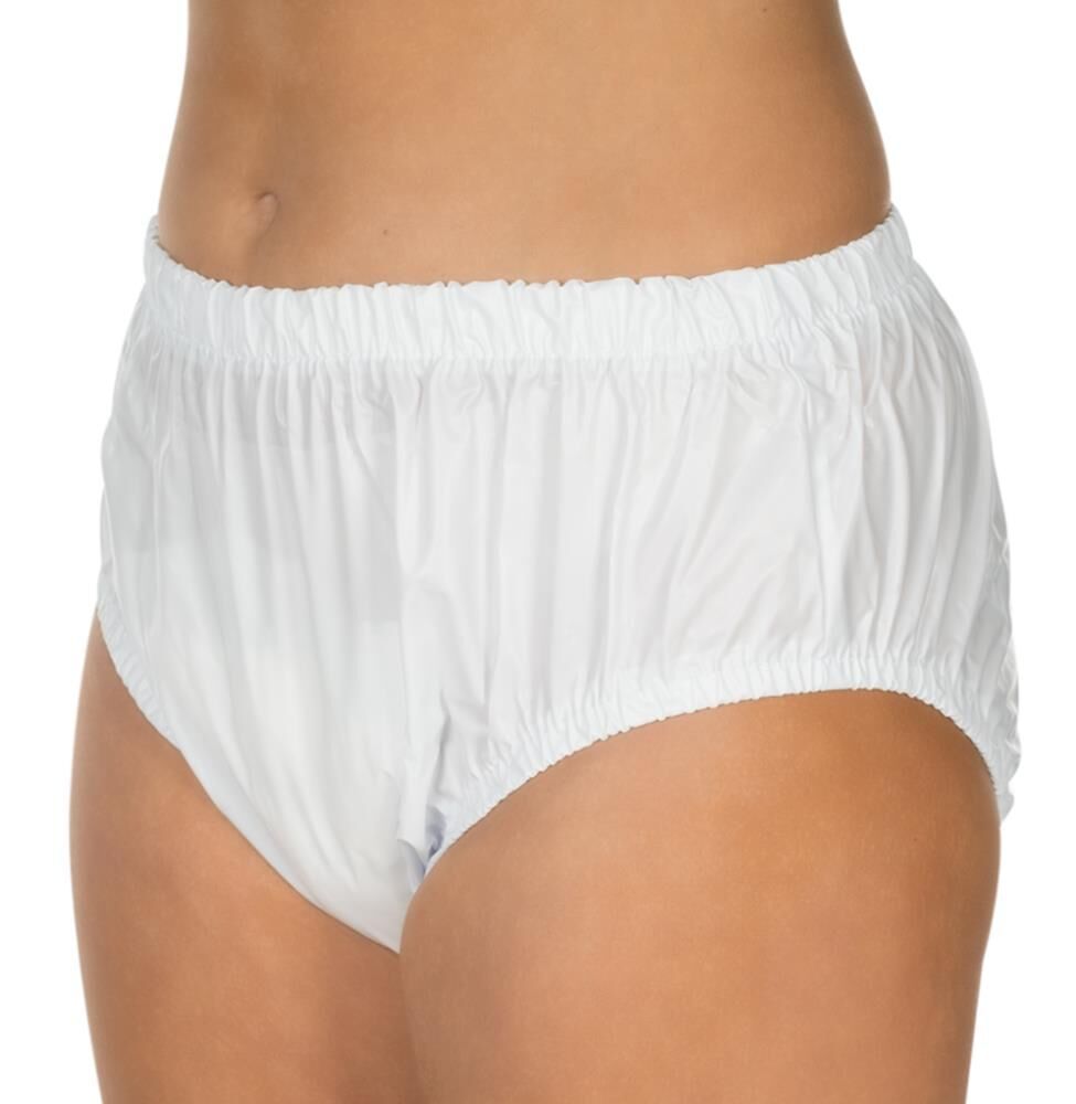 Bild von SUPRIMA 1207 Inkontinenzhose für Herren in Schlupfform, PVC Slip für leichte bis mittlere Inkontinenz in Weiß, Gr. S