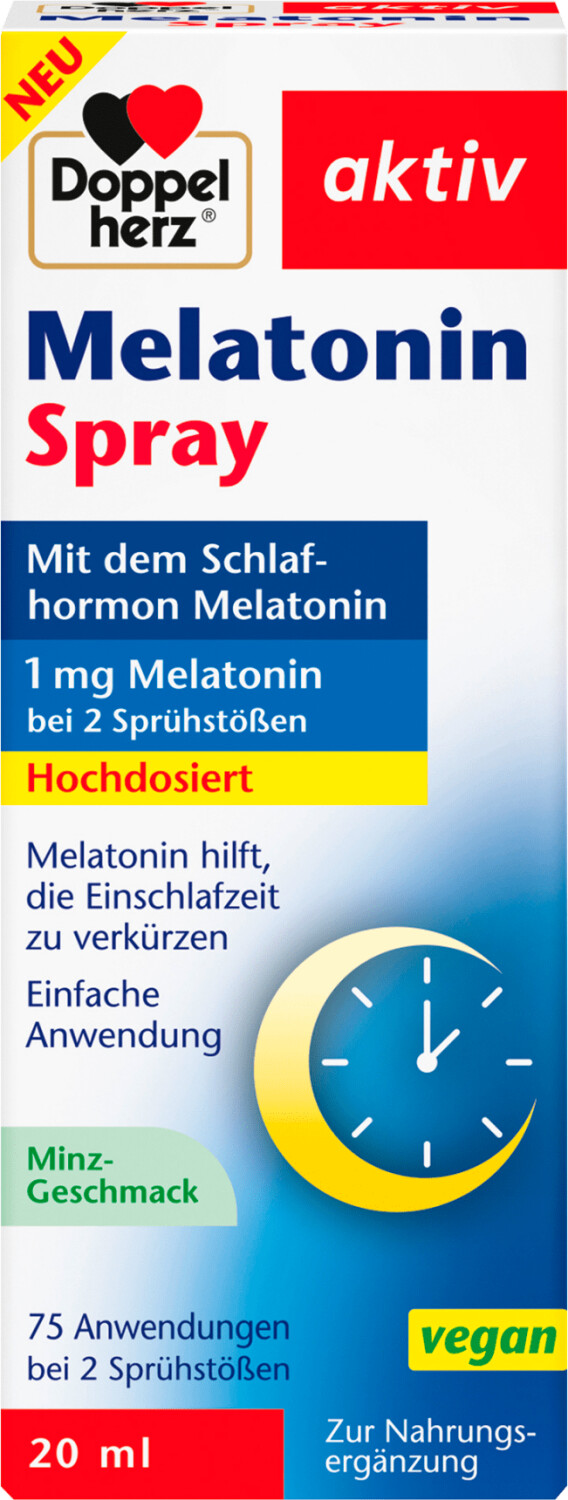 Bild von Doppelherz Melatonin Spray 20 ml - Zum Einschlafen