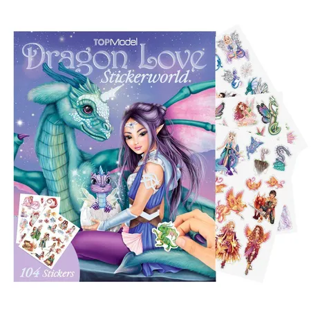 Bild von Depesche TOPModel Stickerworld DRAGON LOVE
