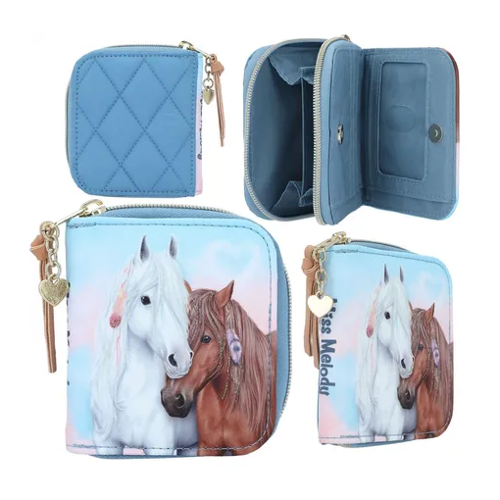 Bild von Depesche Miss Melody Geldbeutel BLUE QUILT