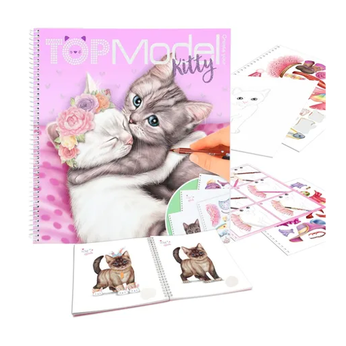 Bild von Depesche Create your TOPModel Kitty Malbuch – Kreativität für Katzenliebhaber