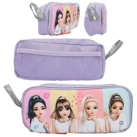 Bild von Depesche 12593 TOPModel Snap Shots - Federmäppchen 4-Fach mit Einsteckschlaufen und einer Netztasche auf der Rückseite