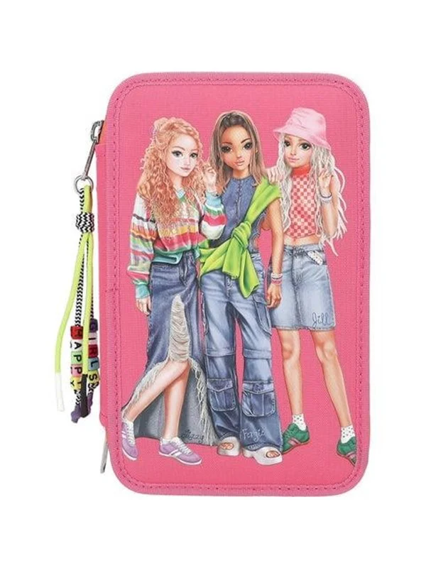 Bild von Depesche Federmäppchen TOPModel 3-Fach Federtasche mit Stifte, (1-tlg)