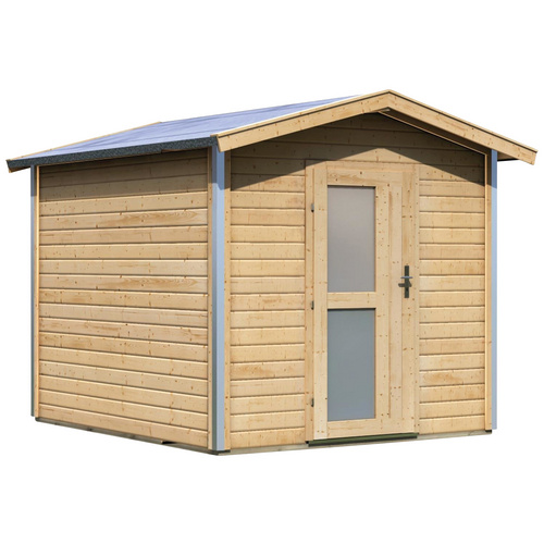 Bild von KARIBU Saunahaus »Goldingen 1«, BxTxH: 231 x 273 x 235 cm, ohne Ofen - beige