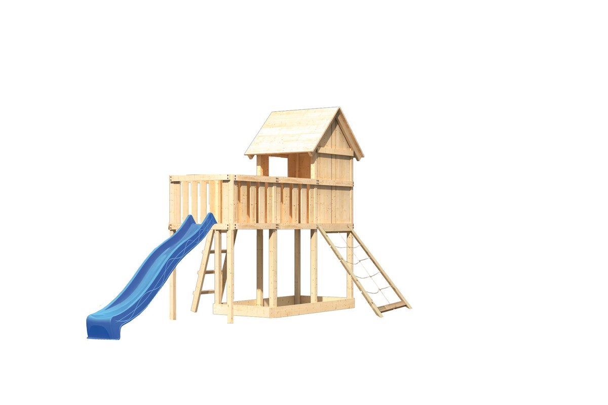 Bild von Stelzenspielhaus Frieda mit 2,5m Rutsche