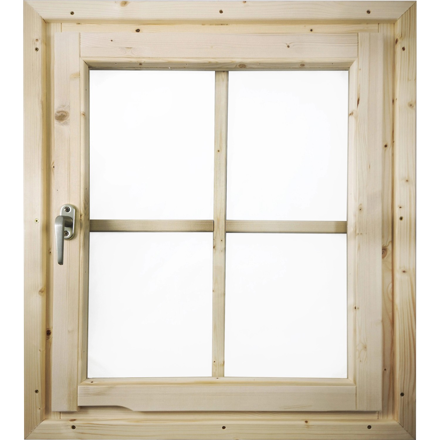 Bild von Karibu Fenster für 38mm Dreh-/Kippbeschlag Naturbelassen 69 cm x 80 cm