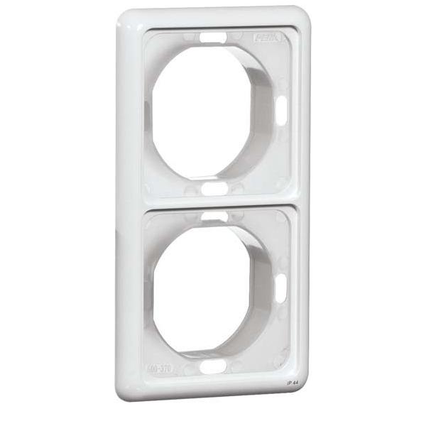 Bild von PEHA Klemmen Peha Rahmen 2-fach rws D 80.672.02 WU
