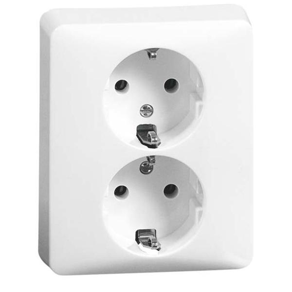 Bild von PEHA by Honeywell 1fach Komplett Steckdose Weiß 491511 1St.