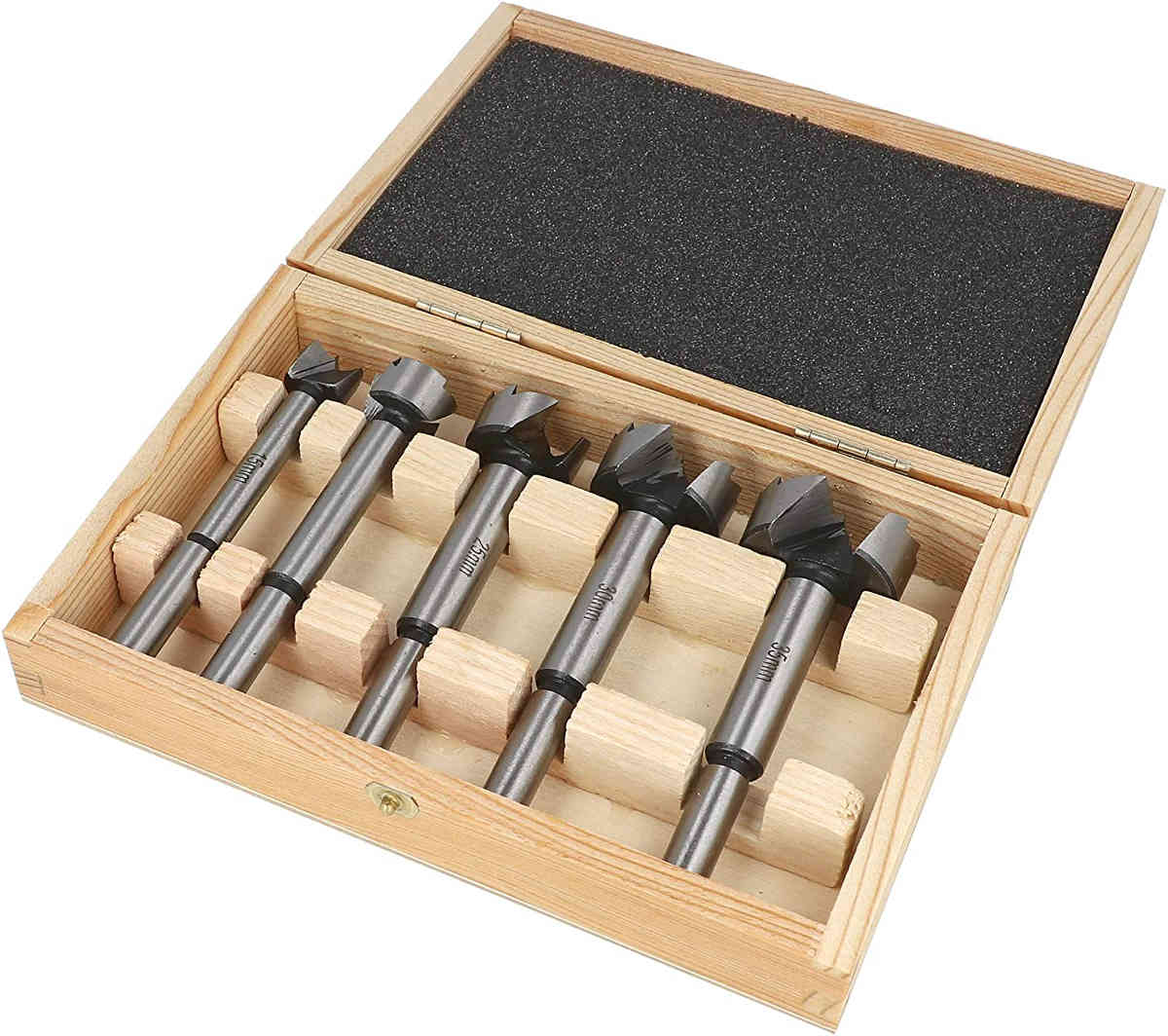 Bild von Heller Tools 396 Universal Forstnerbohrer, für Sacklochbohrungen, Set 5-teilig Ø 15/20/25/30/35 mm, holzbohrer 15-35mm, forstnerbohrer 15-35mm, holzbohrer set
