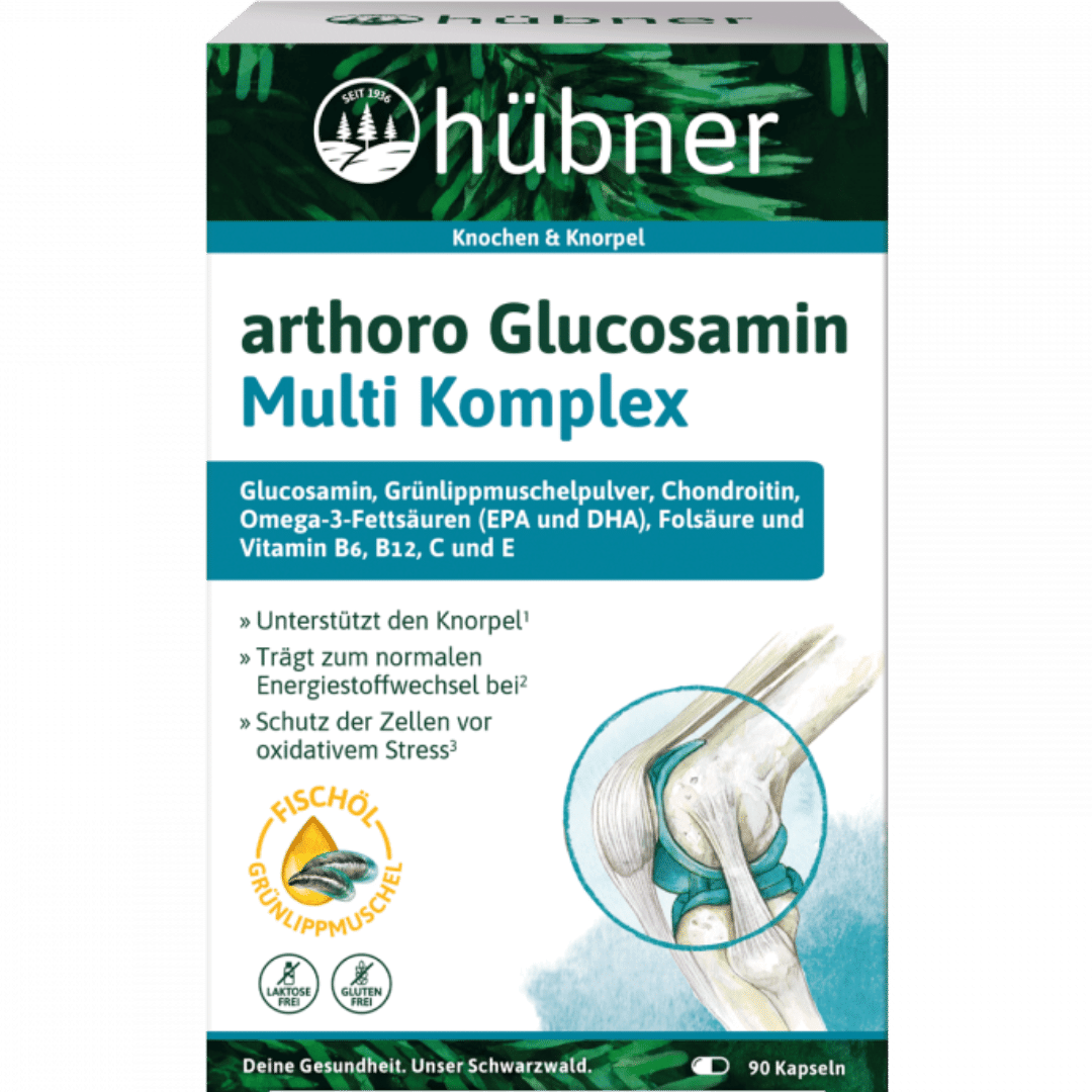 Bild von Hübner Arthoro Glucosamin Multi Komplex | Gelenkunterstützung | Omega-3 & Vitamine