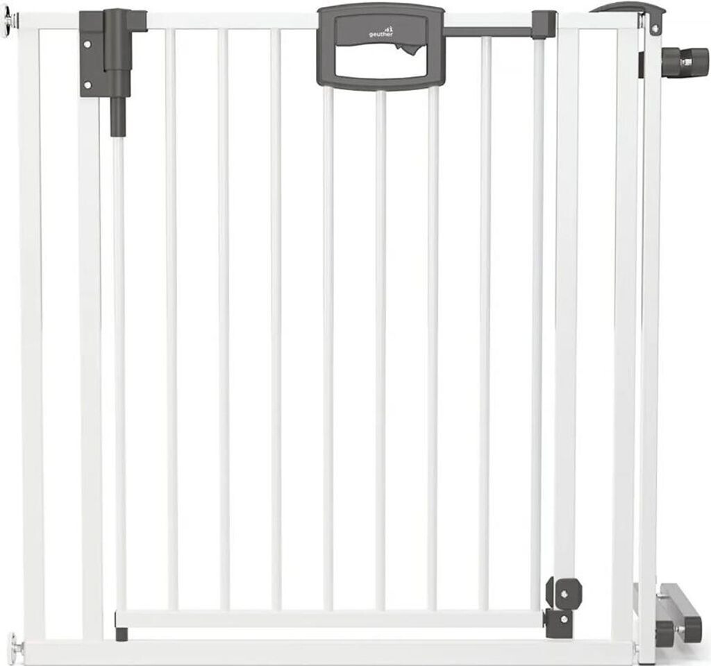 Bild von Geuther by reer Türschutzgitter 4793 Easylock Plus 84,5 - 92,5 cm Metall Weiß