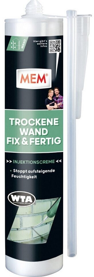Bild von MEM Trockene Wand Fix & Fertig, Dauerhafte Horizontalsperre für durchgängige Lagerfugen, Anwendungsfertig, Einfache und schnelle Anwendung, 290 ml
