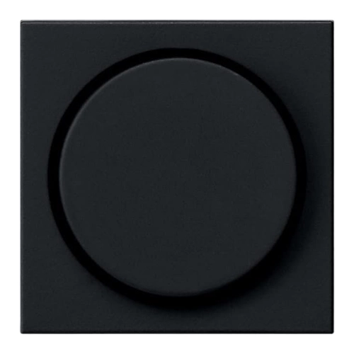Bild von Gira Abdeckung sw Knopf Dimmer+Poti 0650005