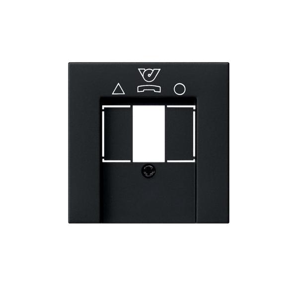 Bild von Gira, Zubehör Schalterprogramm, Abd. TDO-Anschlussdose System 55 Schwarz 0260005