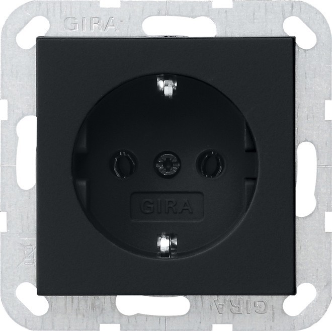 Bild von Gira Schuko-Steckdose sw 0188005 System 55 Steckdose 4010337037491