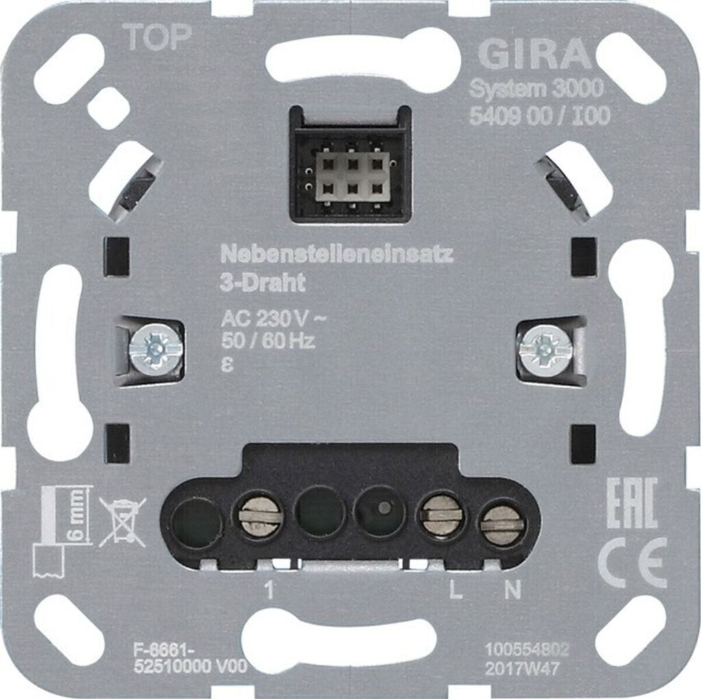 Bild von GIRA Schalter, Nebenstelleneingang System 3000 universal verwendbar